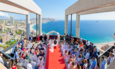 Panorama bali terraza boda